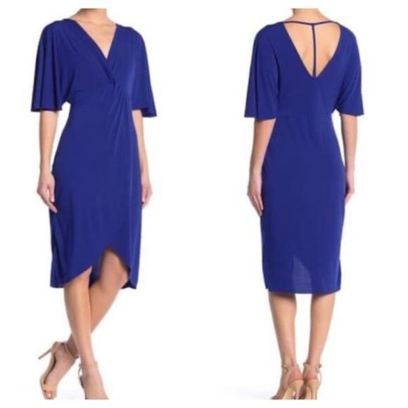 Vanity Room Dolman Sleeve Twist Front Dress Size Small NWT - Picture 1 of 3